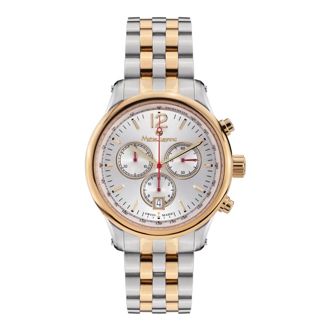 Mathieu Legrand Men's Silver/Gold Classique Chronograph Watch