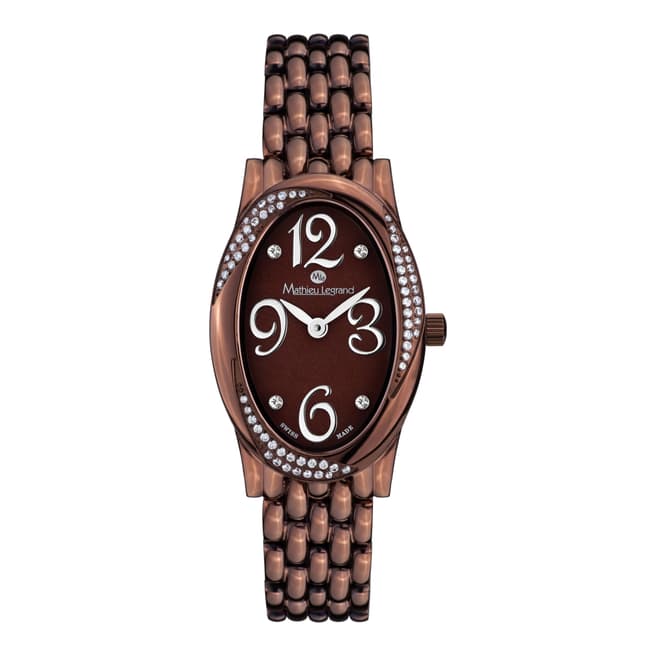 Mathieu Legrand Women's Brown Reflet du Temps Bracelet Watch