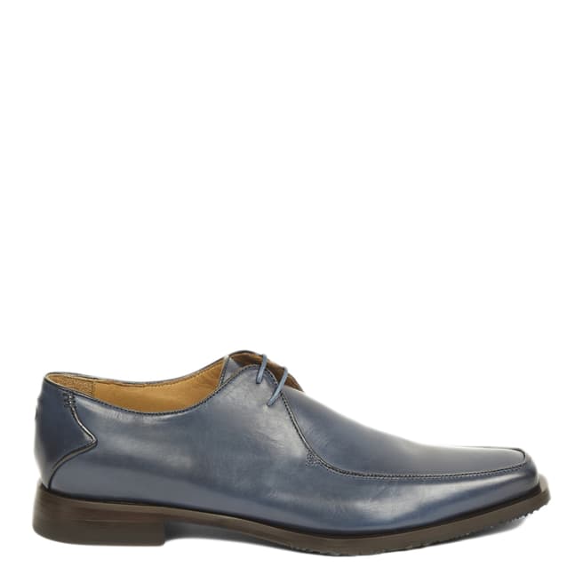 Oliver Sweeney Navy Leather Napoli Derby Shoes