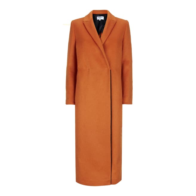 Peridot London by Tags-on Orange Mannheim Winter Wool Coat