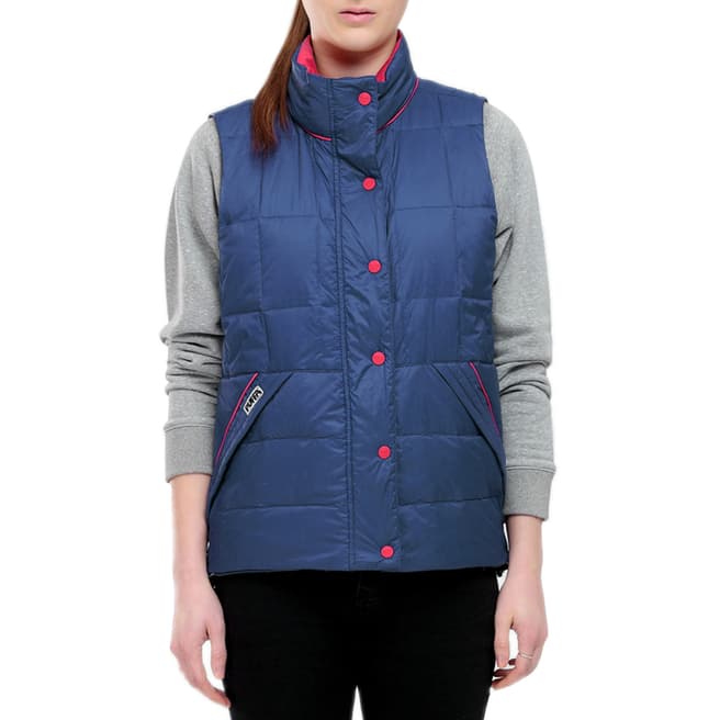 Puffa Navy Wilkie Quilted Gilet