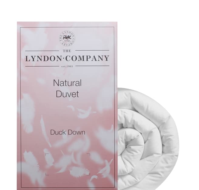 The Lyndon Company White Duck Down 13.5 Tog Double Duvet