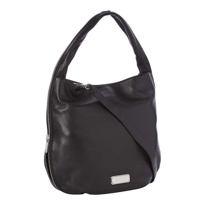 Marc by Marc Jacobs Black Leather Hillier Hobo Bag