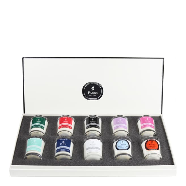 Parks London Set of Ten Moods Deluxe Gift Candles