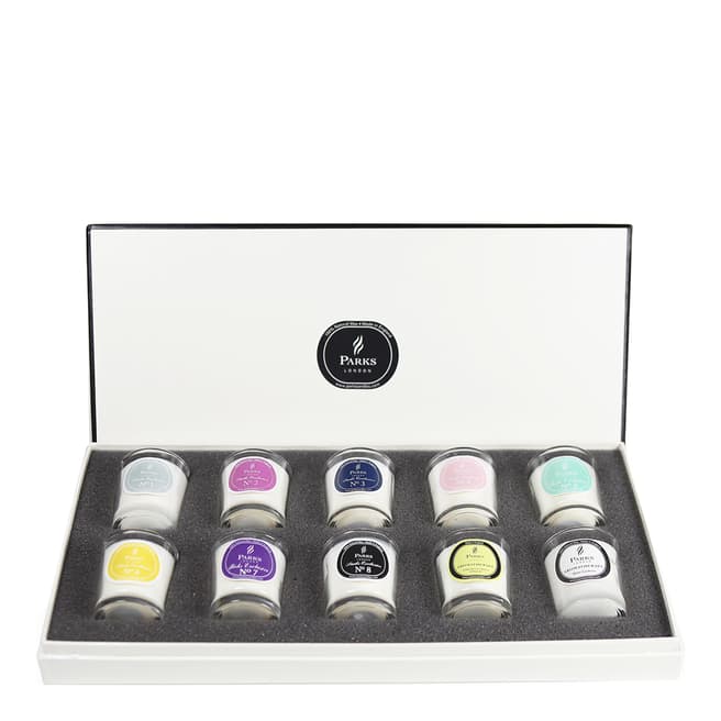 Parks London Set of Ten Parks Exclusive Deluxe Gift Candles
