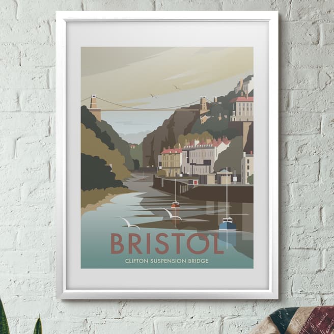 Dave Thompson Clifton Suspension Bridge, Bristol Framed Print 30x40cm