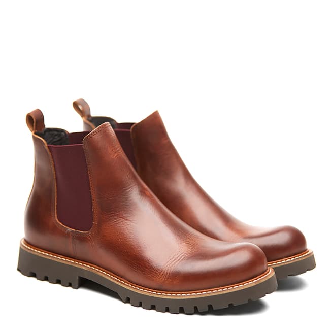 Shoe The Bear Brown Leather Chelsea Boots