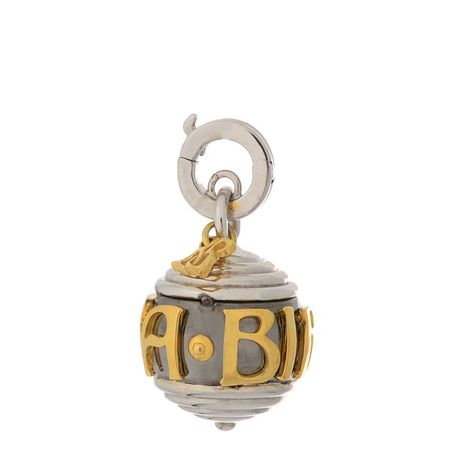 BIBA Biba Sterling Silver Globe Name Charm
