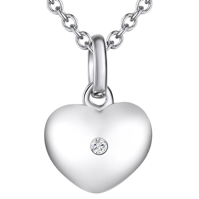 Tess Diamonds Sterling Silver Heart Pendant Necklace