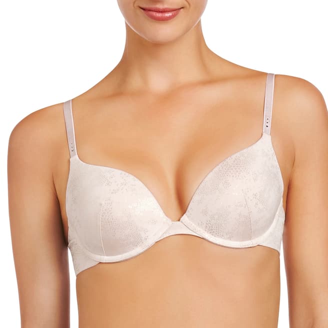 Pleasure State My Fit Pale Pink My Fit Smooth Push Up Plunge Bra