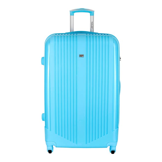 Travel One Bright Blue Aversa Spinner Suitcase 60 cm