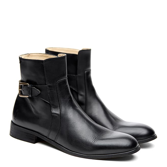 Shoe The Bear Men's Black Leather Fulham Ankle Boots