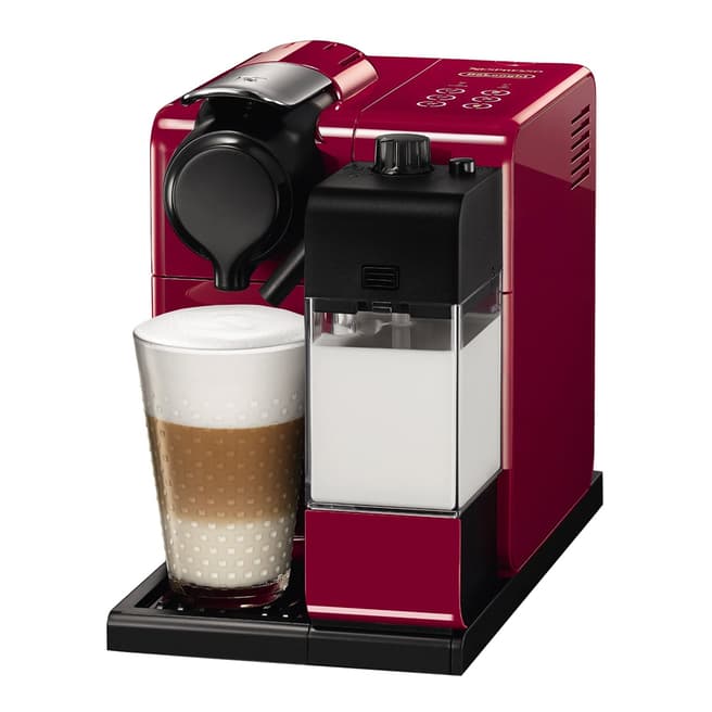 De'Longhi Red Stainless Steel Nespresso Lattissima Touch Coffee Machine EN550.R