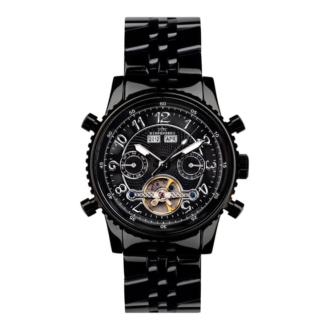 Hindenberg Men's Black Stainless Steel Air Professional Watch