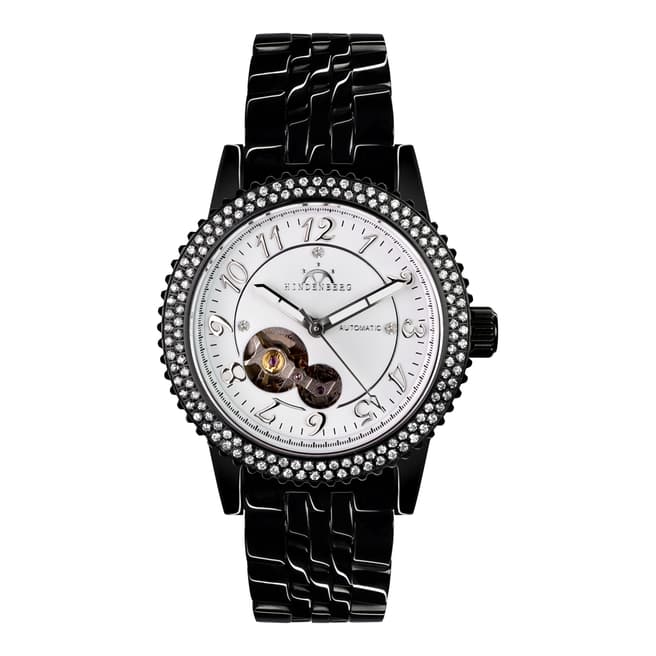 Hindenberg Women's Charcoal Stainless Steel Air Professional Watch