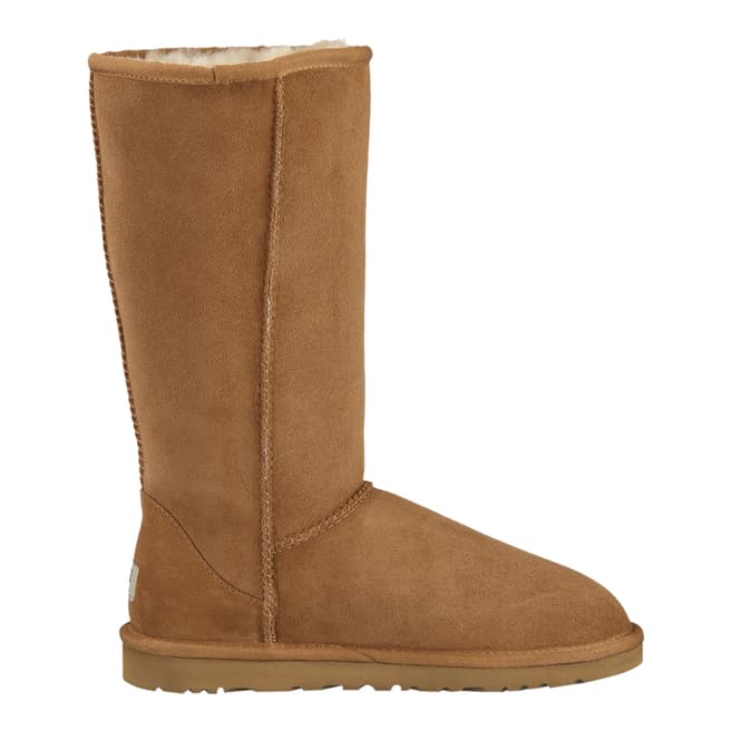 UGG Chestnut Suede/Shearling Classic Tall Boots
