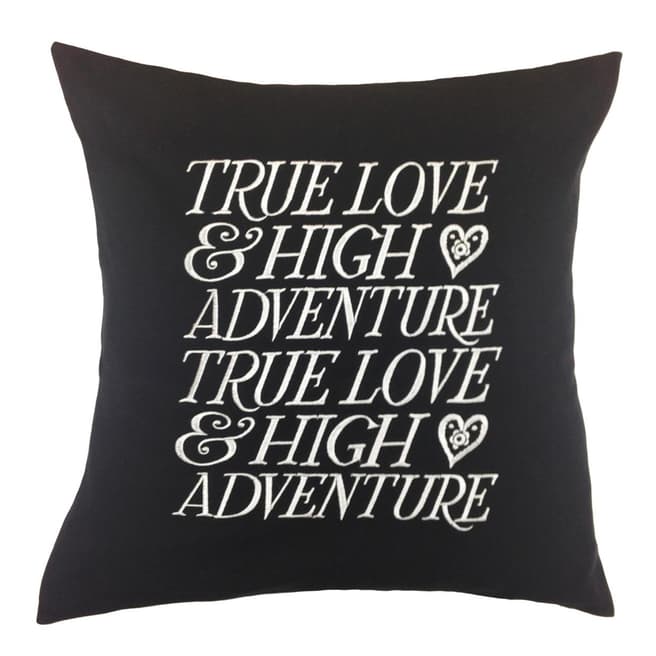Emma Bridgewater Black True Love Cushion 45 x 45cm