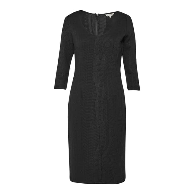 Great Plains Black Fifth Element Fitted Lace Dress
