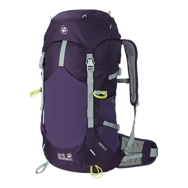 Jack Wolfskin Purple Alpine Trail 36 Hiking Backpack