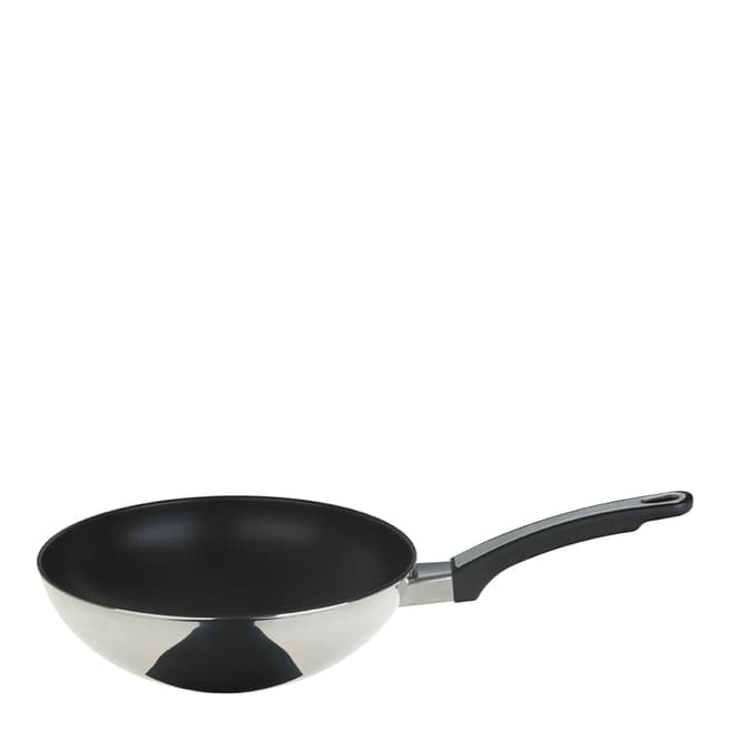 Prestige Silver Everyday Stainless Steel Stir Fry pan, 26cm