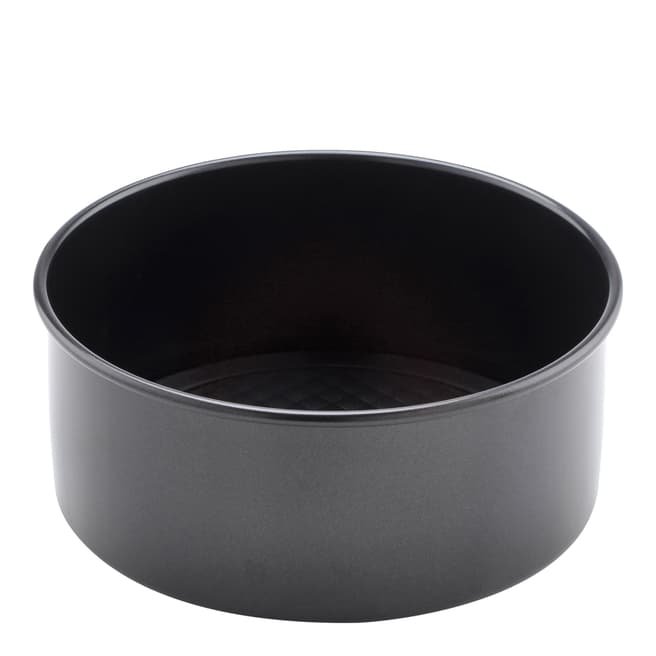 Prestige Black Carbon Steel Loose Base Round Cake Tin, 20cm