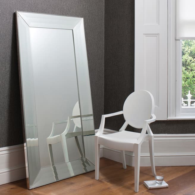 Gallery Living Ferrara Leaner Mirror Silver 1820x905mm