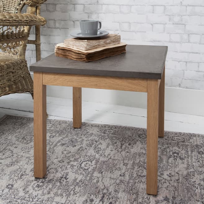 Gallery Living Grey Detroit Small Side Table
