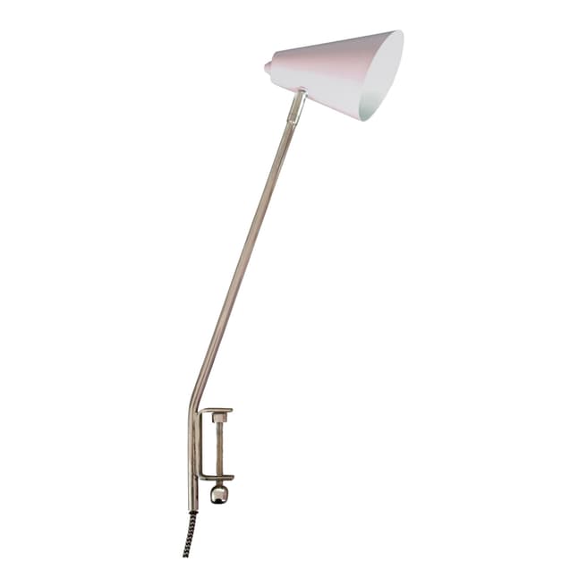 Bombay Duck Blush Pink Victor Clamp Table Lamp