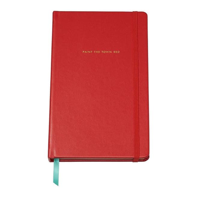 Kate Spade Red Paint The Town Large Notebook