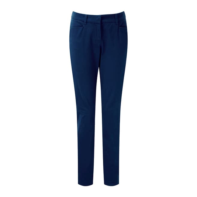 Pure Collection Blue Casual Chinos