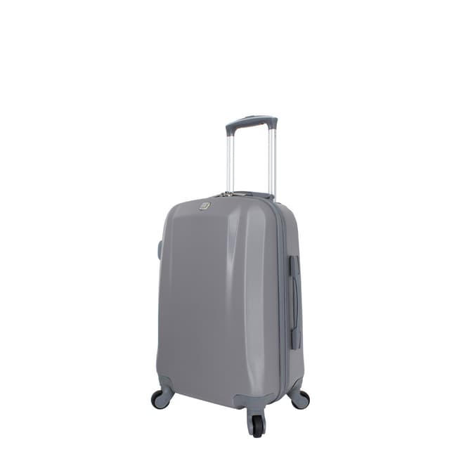 Swiss Wenger Luggage Grey Davos Hardside Spinner Suitcase 48cm