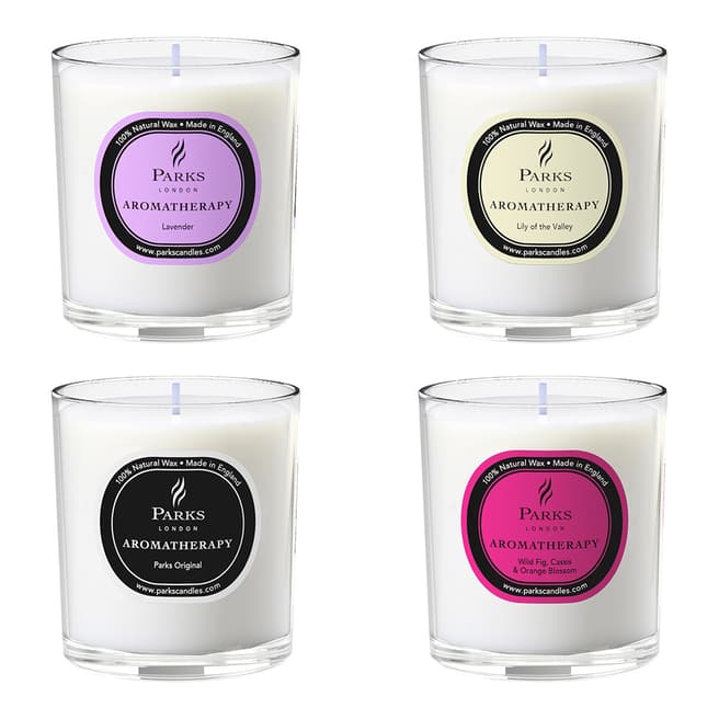 Parks London Set Of Four Candles Luxury Gift Set Selection One