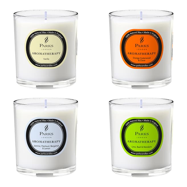 Parks London Set Of Four Candles Luxury Gift Set Selection Three