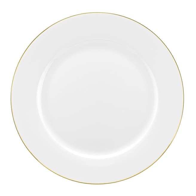 Royal Worcester Set of 4 Gold Serendipity Fine Bone China Dinner Plates