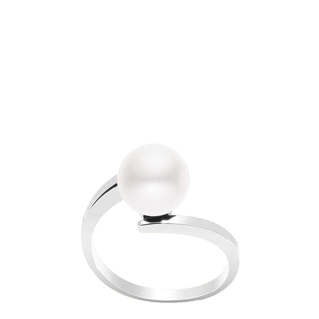Perlinea Pearls Silver/White Pearl Ring