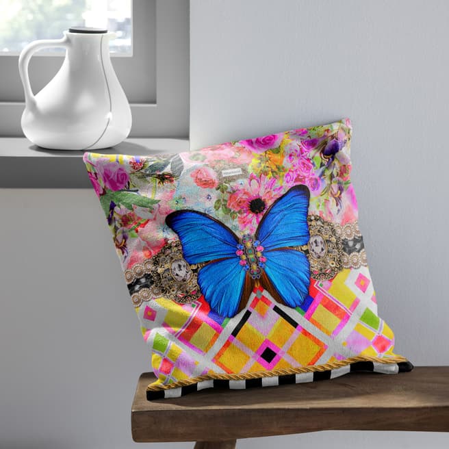 Melli Mello Multicoloured Kouch Cotton/Satin Pillowcase 50x50cm