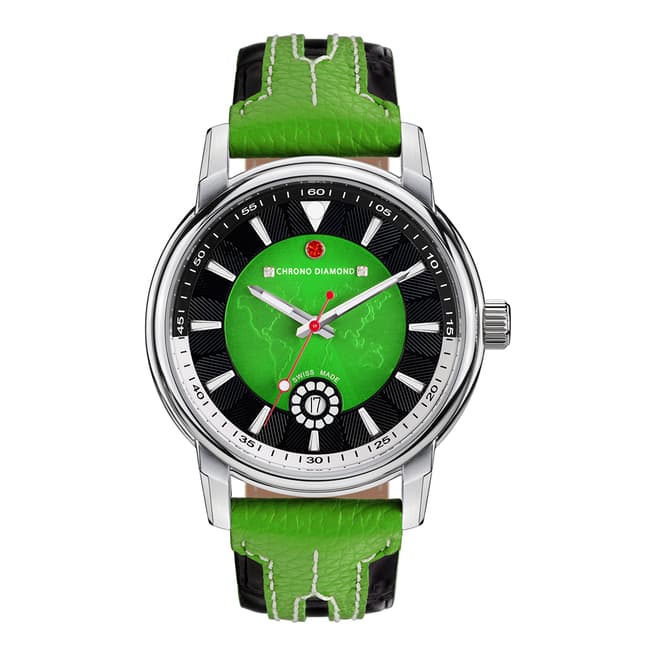 Chrono Diamond Men's Swiss Green Nereus Watch