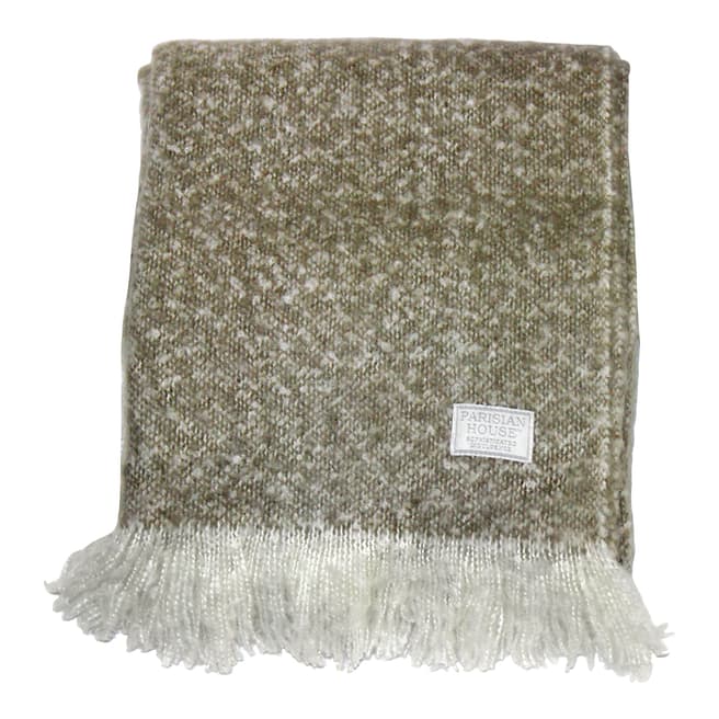 Gallery Living Taupe Chic Faux Mohair Throw 130x180cm