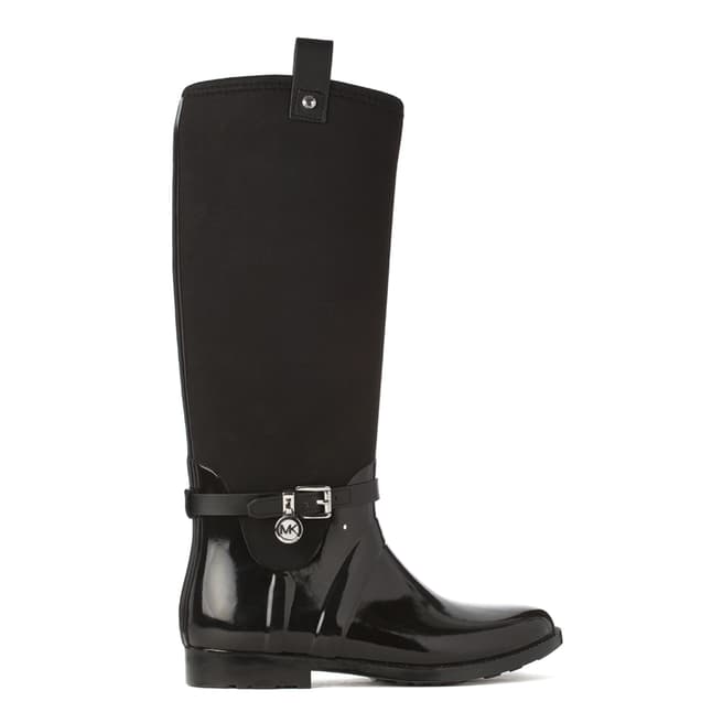 Michael Kors Black Long Wellington Boots