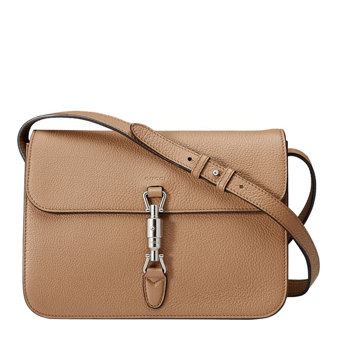 Gucci Beige Leather Jackie Shoulder Bag