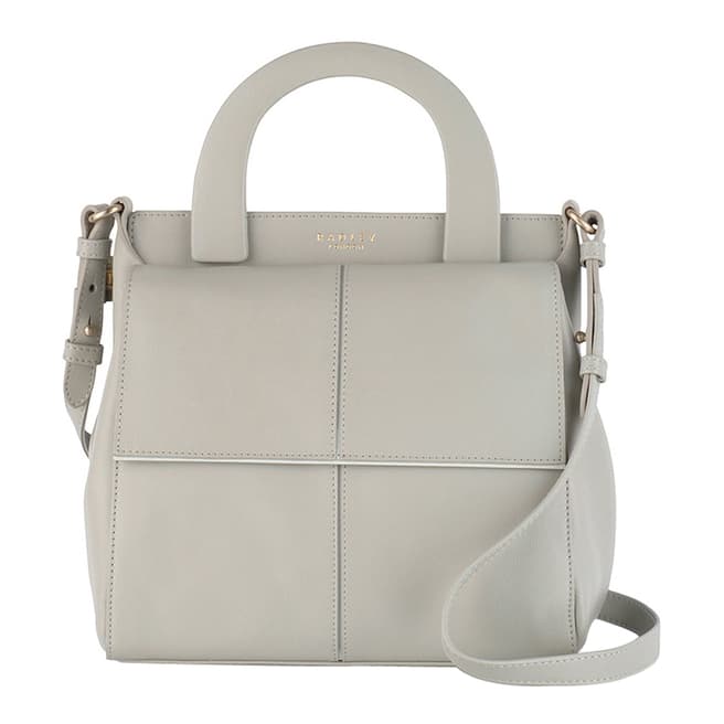 Radley Grey Leather Sloane Square Small Frame Handbag