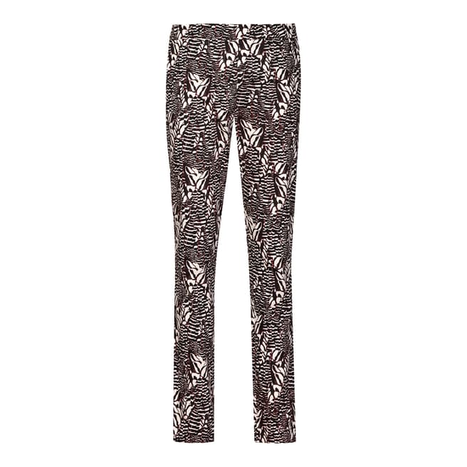 Reiss Red/Black Printed Olive Trousers