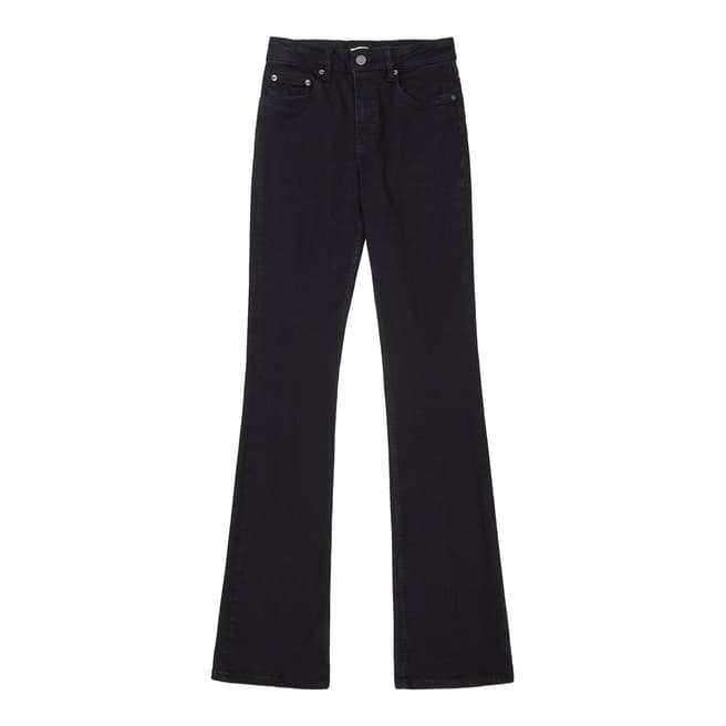 Reiss Indigo Jaclyn Mid Rise Flare Jeans