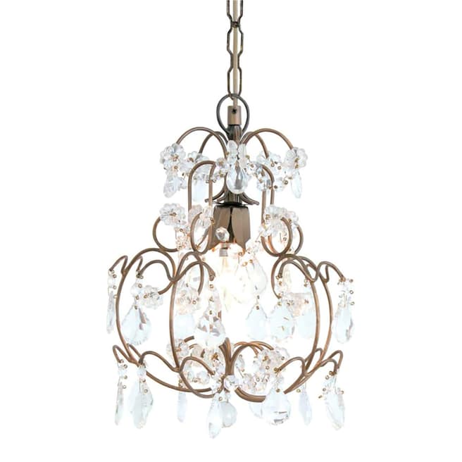 Bombay Duck Gold Chantal Chandelier Large