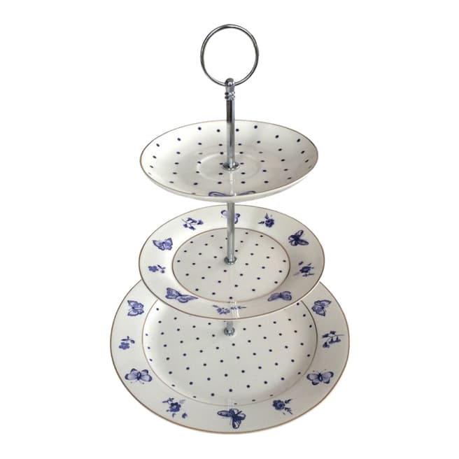Bombay Duck 3 Tier Miss Peacock Butterfly Cake Stand