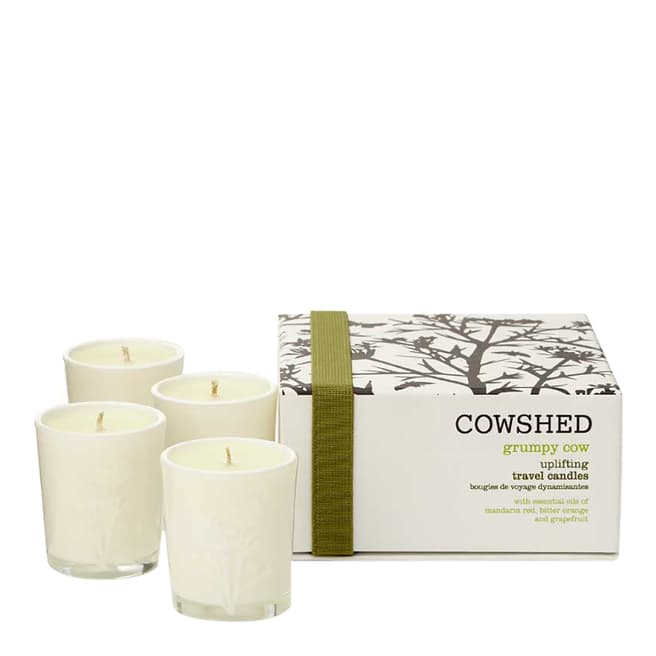 Cowshed Grumpy Cow Uplifting Travel Candles