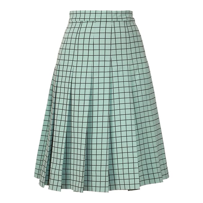 Orla Kiely Pistachio Window Pane Jacquard Skirt