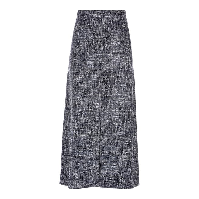 Baukjen Tonal Tweed Farra Cotton Blend Midi Skirt