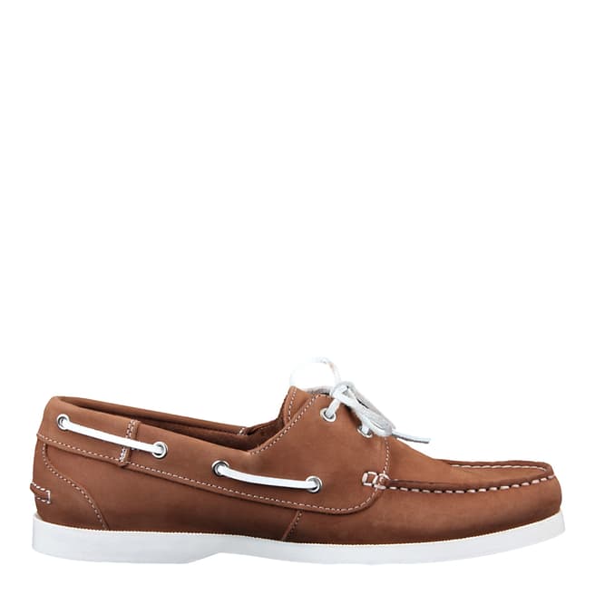 Mille Miglia Men's Tan Leather Boat Shoes
