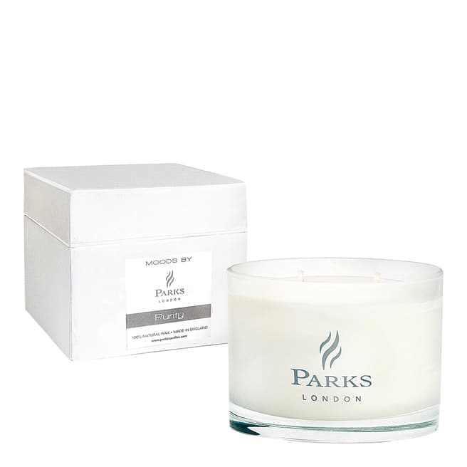 Parks London Hibiscus/Lotus Flowers/Orchids/Gardenia Three Wick Moods Candle